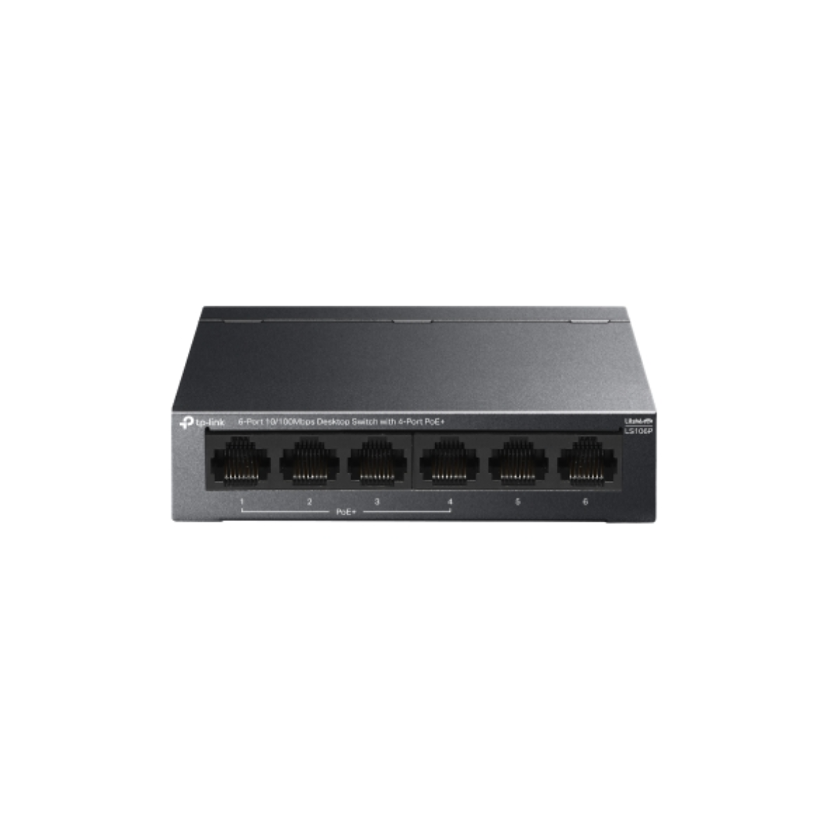 TP-Link LS106P 6-Port 10/100Mbps Desktop Switch with 4-Port PoE+ ประกันศูนย์ไทย