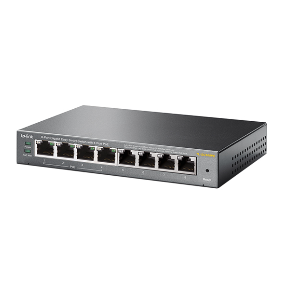 TP-Link TL-SG108PE สวิตช์ 8 พอร์ต Gigabit พร้อม PoE 4 พอร์ต  เสถียร ไม่ต้องเดินสายไฟแยก