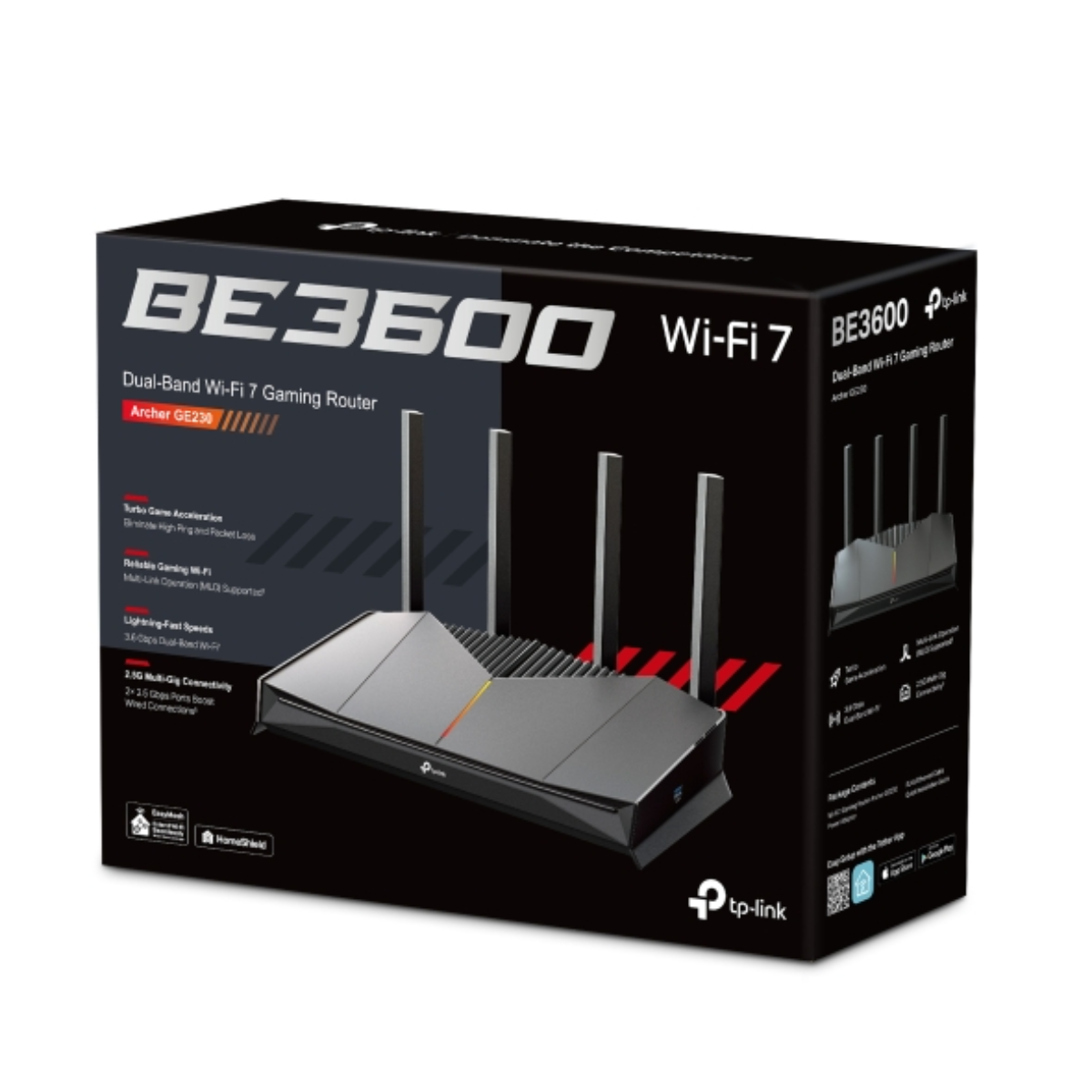 TP-LINK Archer GE230 เราเตอร์เกมมิ่ง BE3600 Wi-Fi 7 แบบดูอัลแบนด์