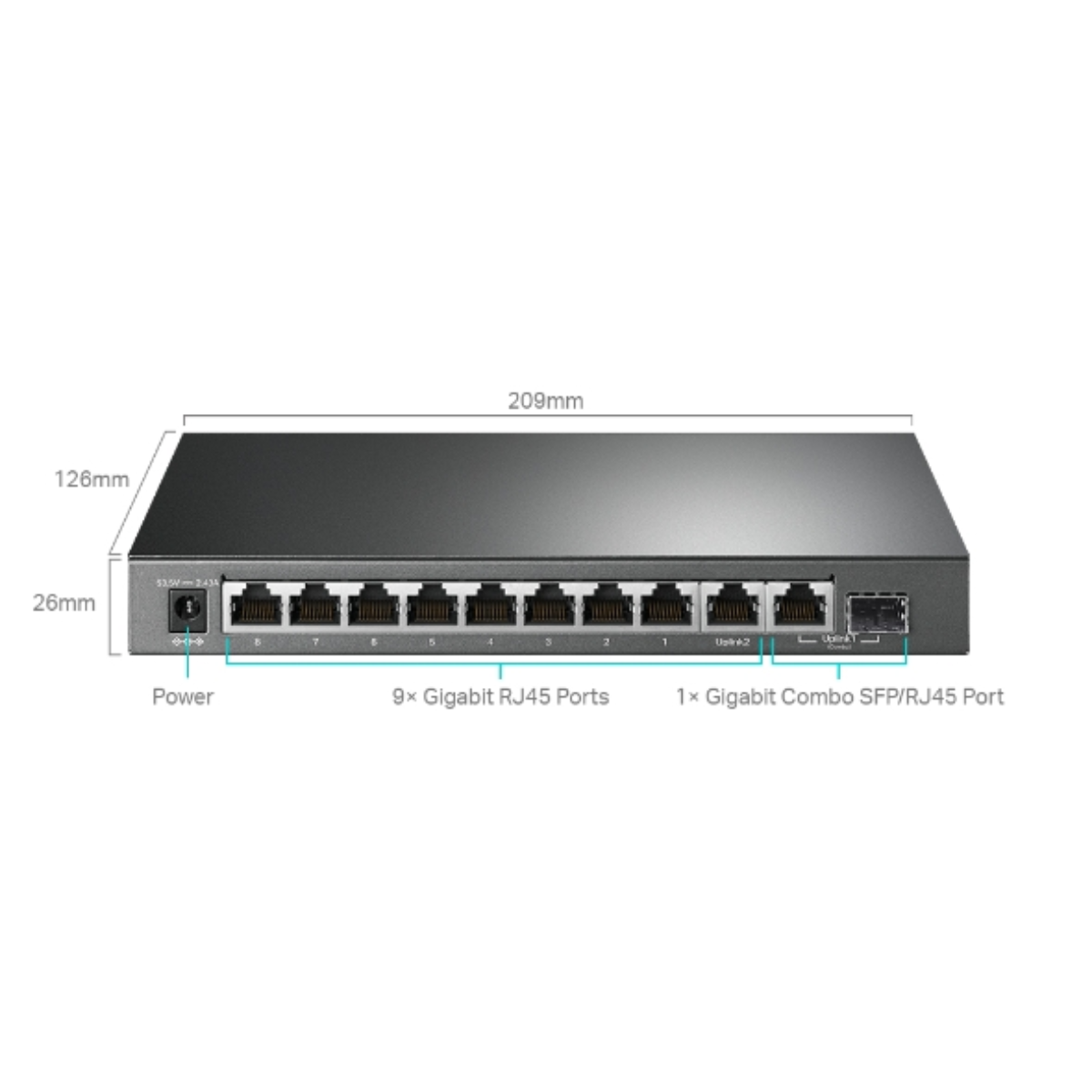 TP-LINK TL-SG1210MPE Gigabit Easy Smart Switch ตัวจบสำหรับงานระบบและโปรเจกต์ จบงานไว ตั้งค่าง่าย