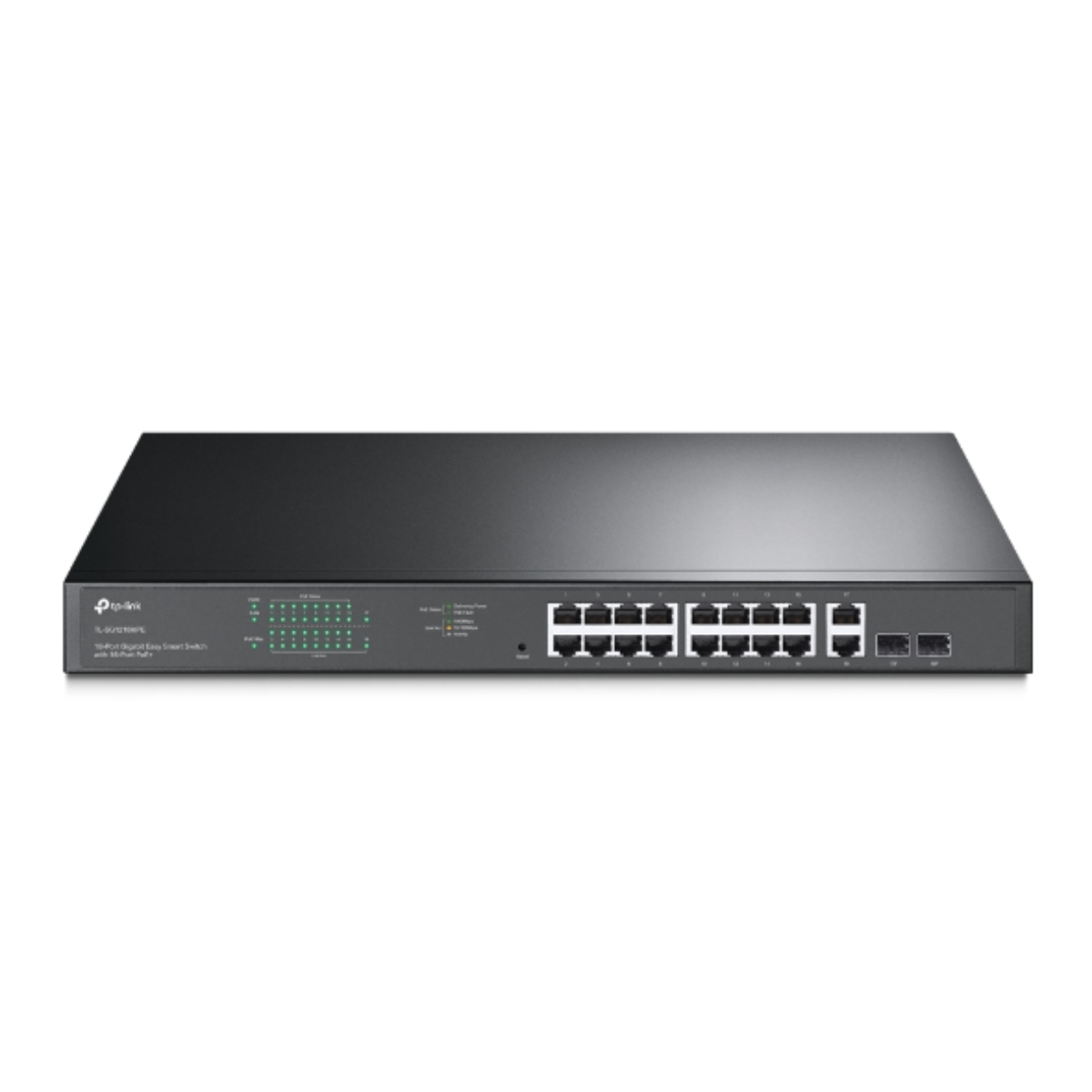 TP-LINK TL-SG1218MPE 16-Port Gigabit Easy Smart PoE+ Switch with 2 SFP Slots ประกันตลอดการใช้งาน