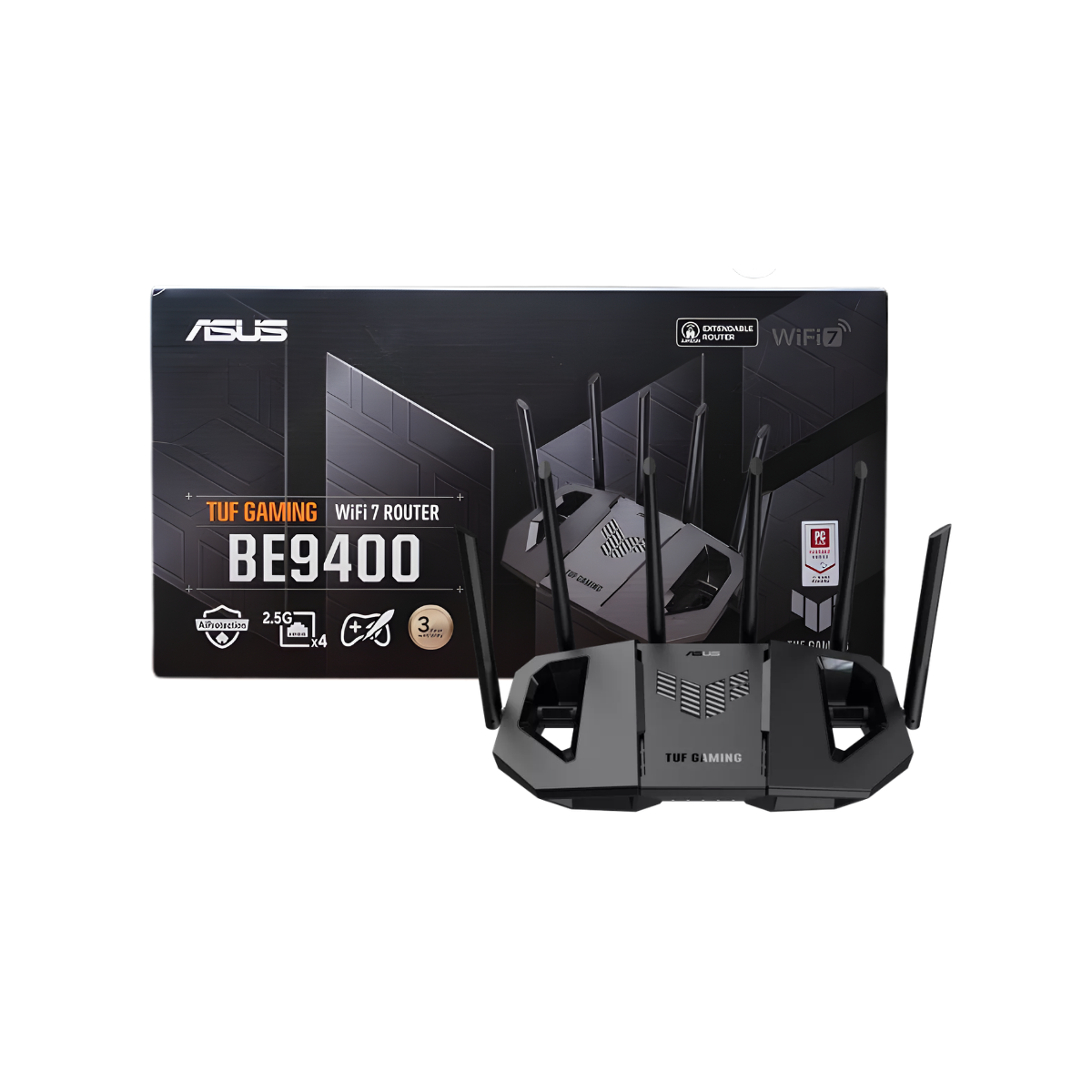 ASUS TUF GAMING Series BE9400 | BE6500 | BE3600 เราเตอร์เกมมิ่ง เล่นเกมลื่น เร็ว แรง WiFi 7 Extendable