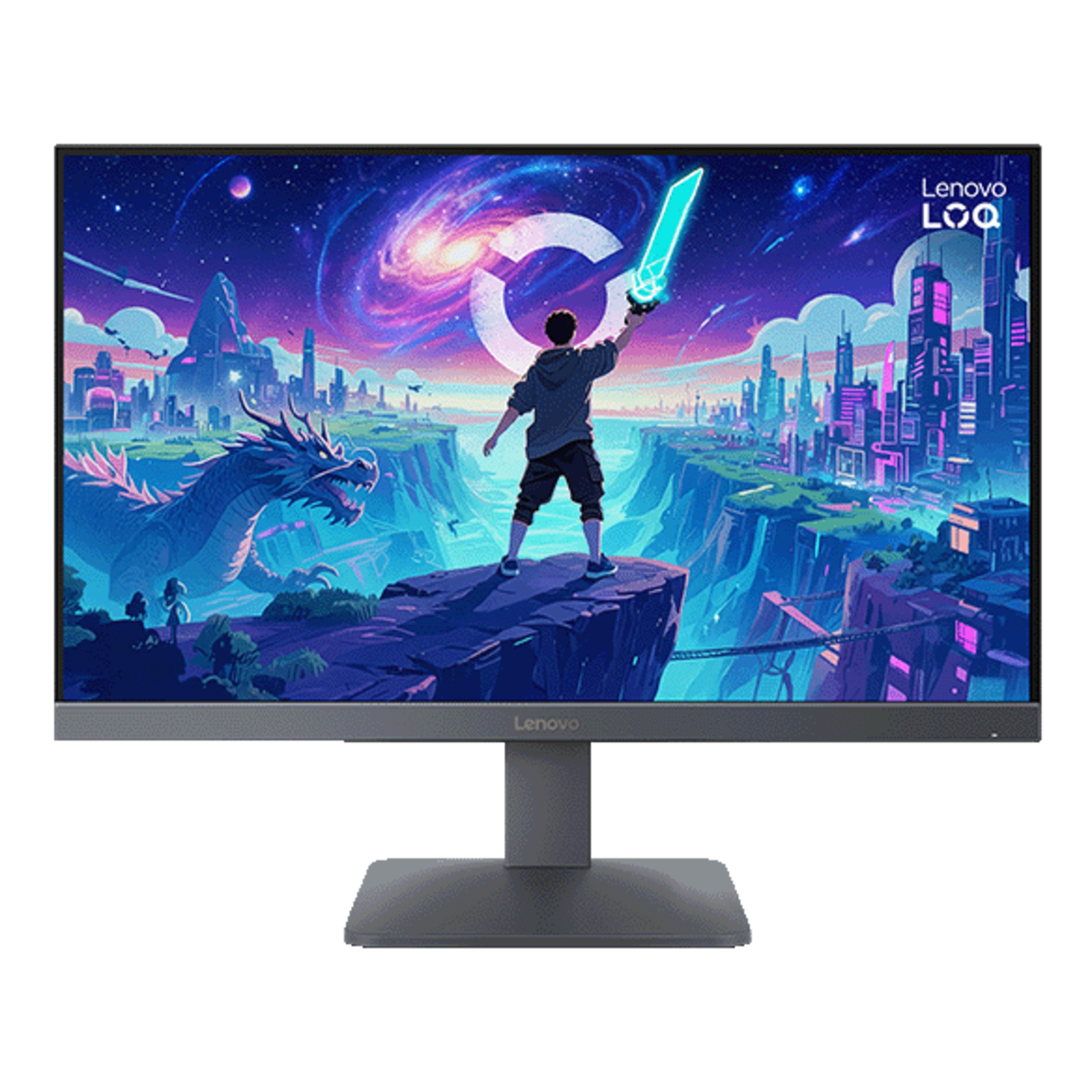 Lenovo Gaming Monitor (จอมอนิเตอร์เกมมิ่ง) LOQ 24-10 68F1GACBTH 23.8" FHD 200Hz รับประกัน 3 ปี