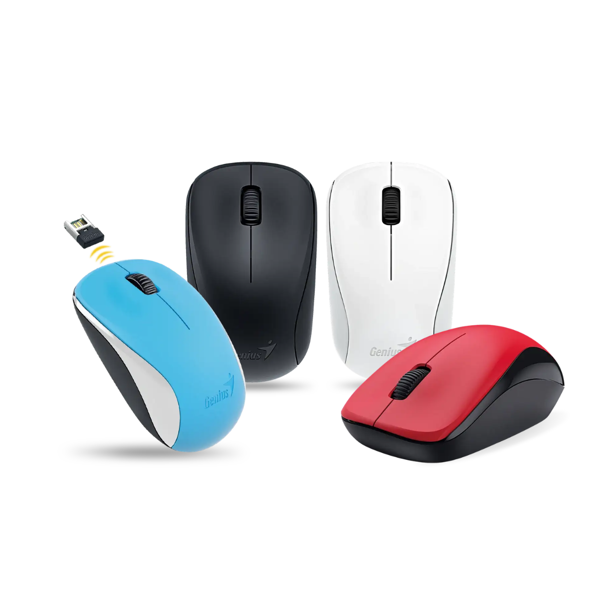 GENIUS WIRELESS MOUSE (เม้าส์ไร้สาย) RS2 NX-7000 2.4 GHz BlueEye 1200 DPI WARRANTY 1 YEARS
