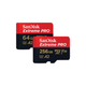 SANDISK MICRO SD (ไมโครเอสดีการ์ด) EXTREME PRO 64GB-256GB UHS-I (SDSQXCU) LIFETIME WARRANTY