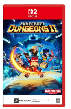 Nintendo Switch 2 NSW 2 Minecraft Dungeons II [GAME KEY CARD] เกมคีย์การ์ด แนวเกม ACTION แผ่นเกมมือหนึ่ง