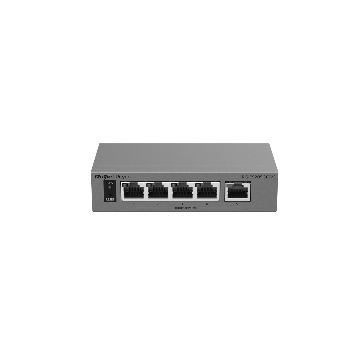 Ruijie RG-ES208GC-V2 / RG-ES205GC-V2 สวิตซ์ Non - PoE ความเร็วระดับกิกะบิตจัดการผ่านคลาวด์อัจฉริยะ