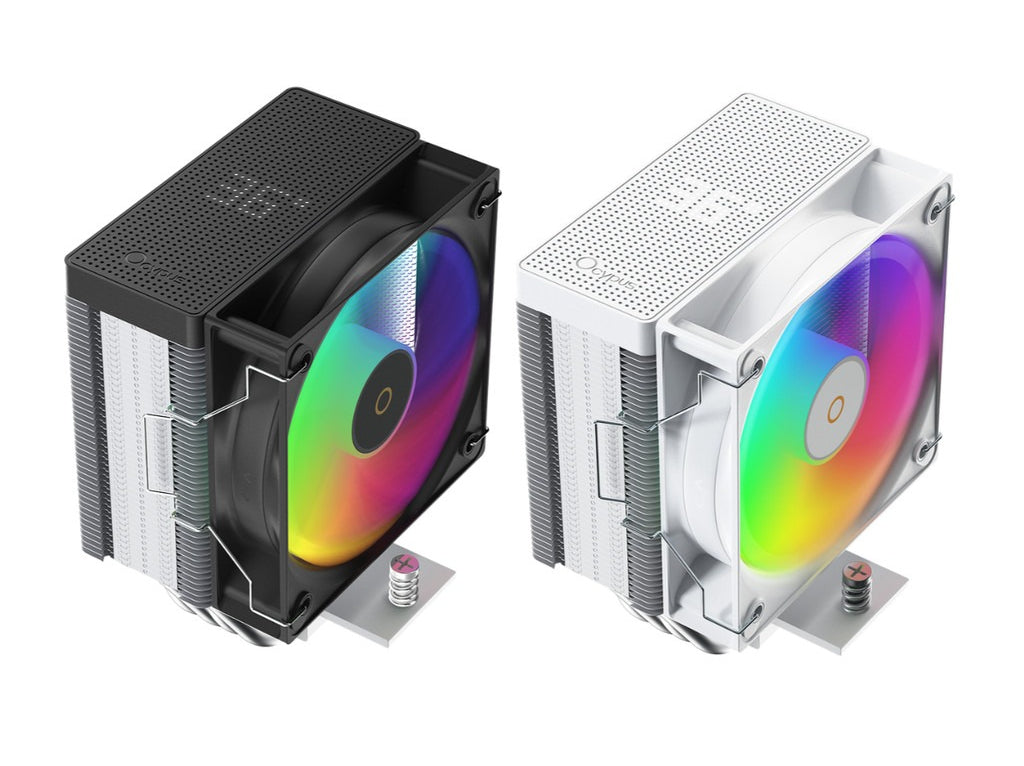 OCYPUS CPU AIR COOLER (พัดลมซีพียู) GAMMA A40 ARGB DIGITAL Black/White ประกัน 2 ปี