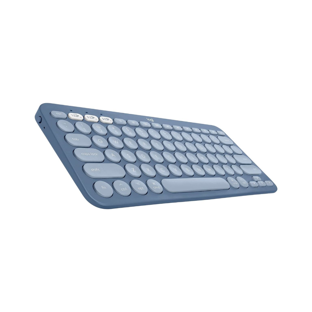 LOGITECH K380 คีย์บอร์ดไร้สาย MULTI-DEVICE BLUETOOTH KEYBOARD (BLUEBERRY)