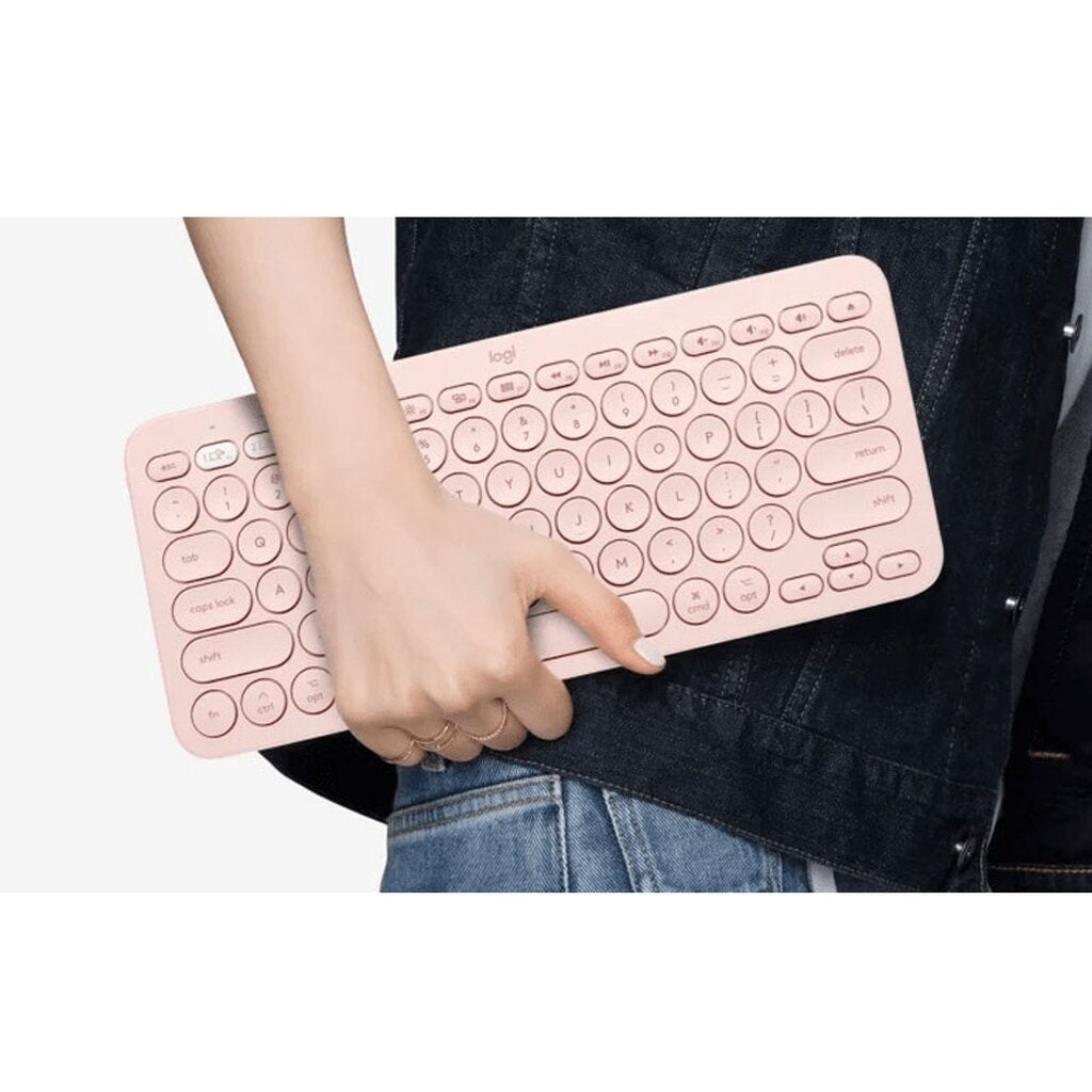 LOGITECH K380 PINK MULTI-DEVICE BLUETOOTH KEYBOARD