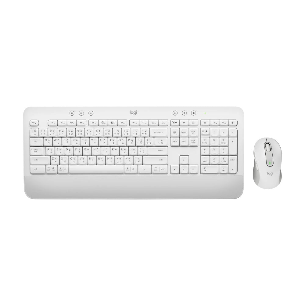 ชุดเม้าส์คีย์บอร์ด LOGITECH MK650 Signature Wireless Combo For Business(Off-White)