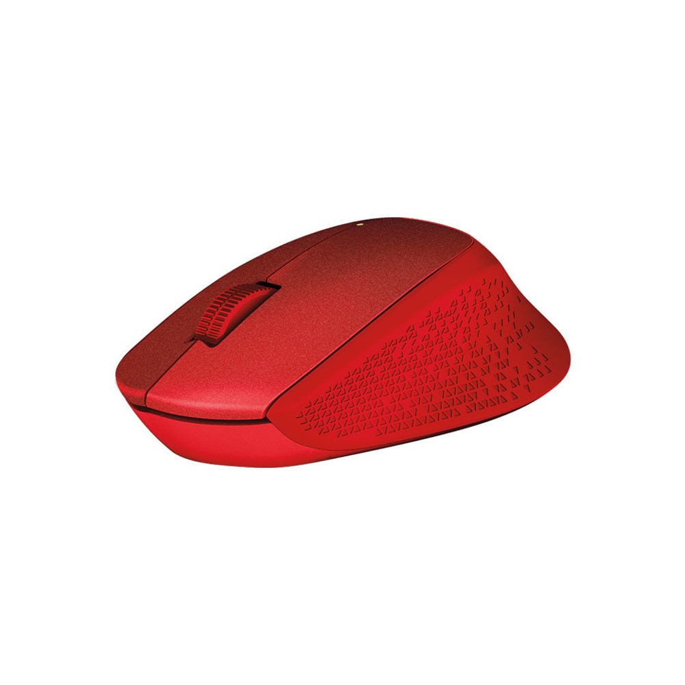 LOGITECH M331 เม้าส์ไร้สายไร้เสียง RED WIRELESS SILENT PLUS CORDLESS MOUSE