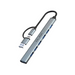 GLINK GL038 (GL-038) USB HUB 7 IN 1 TYPE-C USB 2.0/3.0 ฮับเพิ่มช่อง USB