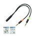 GLINK GLEX-001 GLEX001 สายแปลงหูฟัง AUX 1 ออก 2