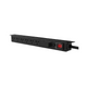 GLINK GPDU-08K BLACK 5M รางปลั๊กไฟตู้ Rack 6ช่อง 5เมตร 1สวิตช์ สีดำ Surge + Overload มอก.แท้