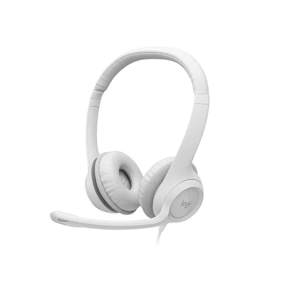 LOGITECH H390 USB COMPUTER HEADSET (OFF WHITE)