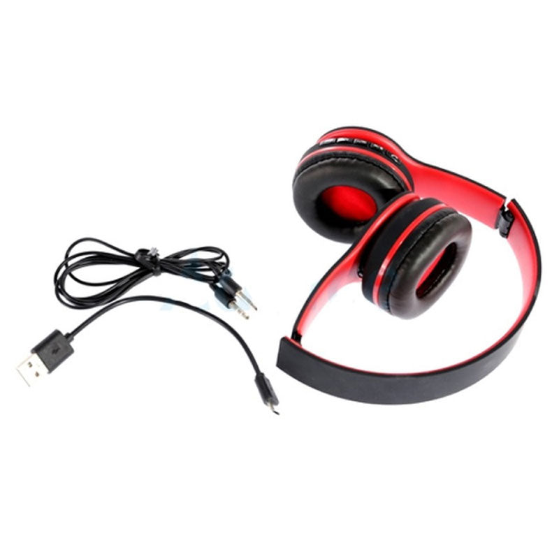 OKER SM-350 RED STEREO HEADPHONE HEADSET ชุดหูฟังสายเสียบ 3.5 มม