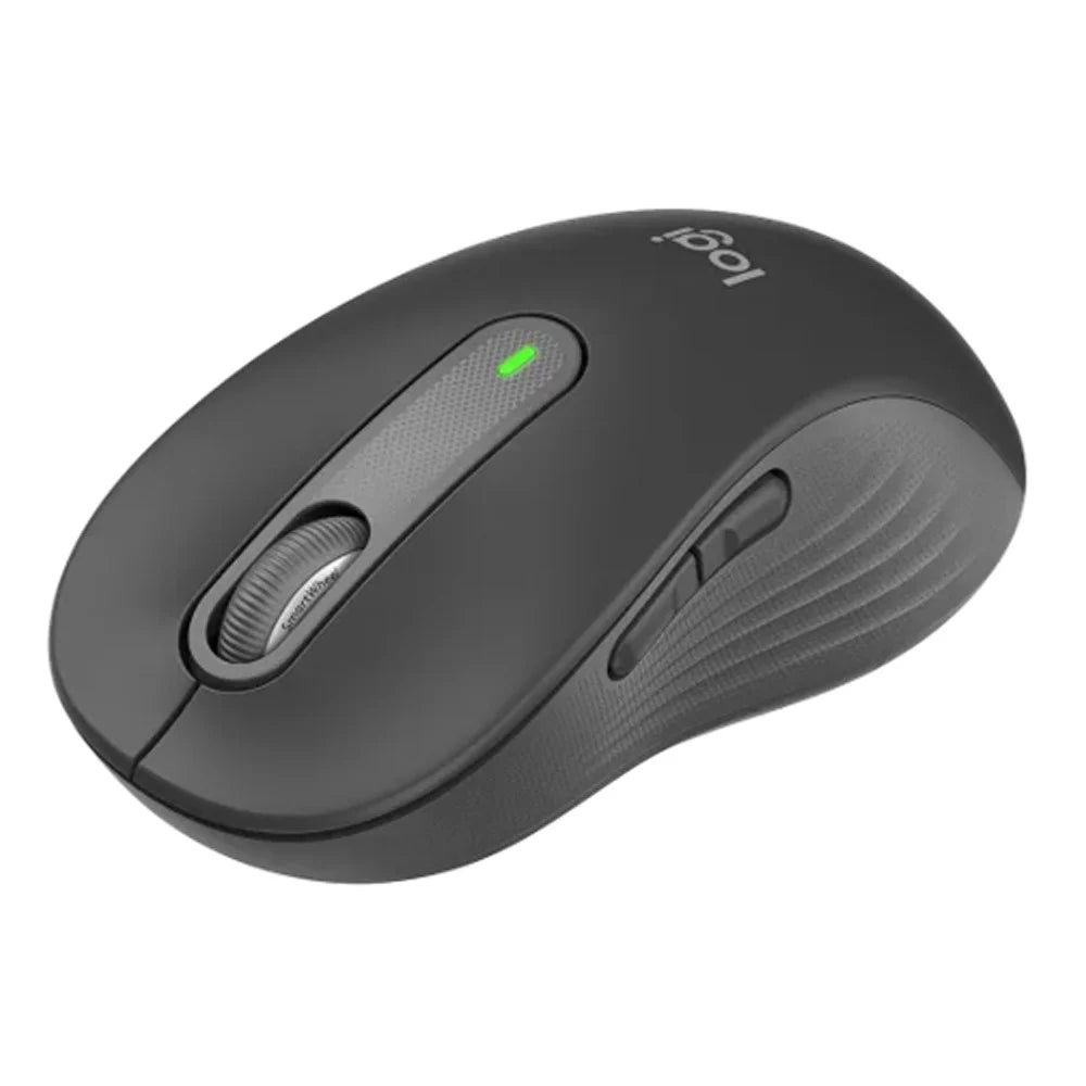 LOGITECH M650 สีดำ SIGNATURE WIRELESS MOUSE เม้าส์ไร้สายเสียงคลิกเบา