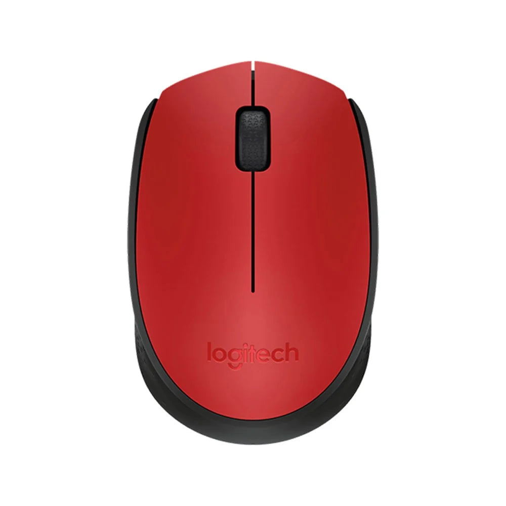 LOGITECH เมาส์ไร้สาย WIRELESS MOUSE รุ่น M171 RED (แดง)