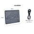 NUBWO NKB109 KEYBOARD BLUETOOTH มี TOUCHPAD TH/EN