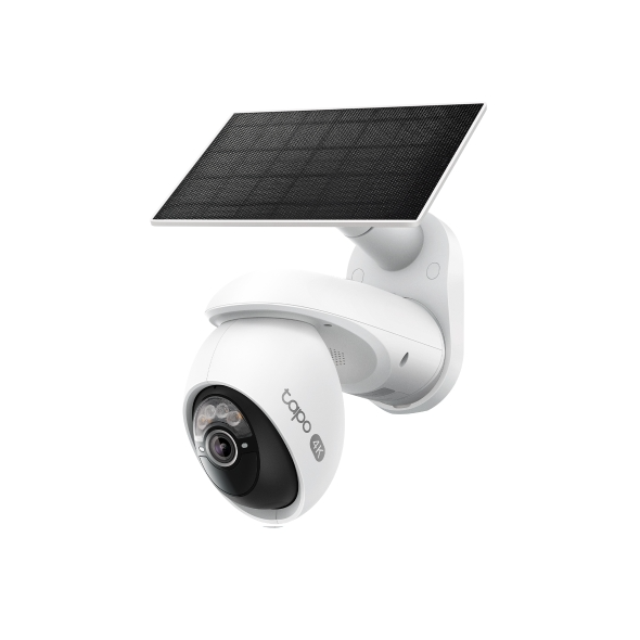 TAPO C660 KIT กล้องวงจรปิด 4K 8MP พร้อมแผงโซลาเซลล์ Pan/Tilt Security Camera Kit