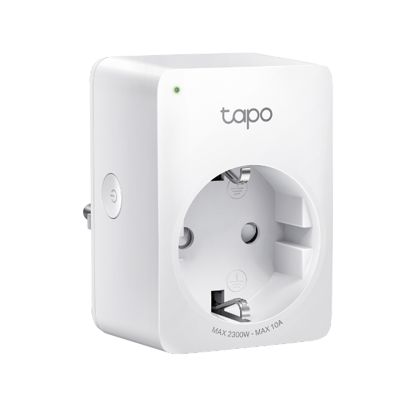 TAPO P100 (EU) MINI SMART WI-FI SOCKET ตัวปลั๊กขนาดเล็ก ไม่ต้องใช้งานร่วมกับฮับ ตั้งค่าผ่านแอพ