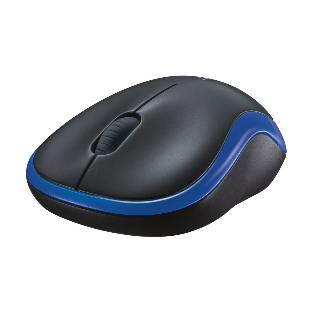 LOGITECH M185 สีน้ำเงิน Wireless Mouse เม้าส์ไร้สาย