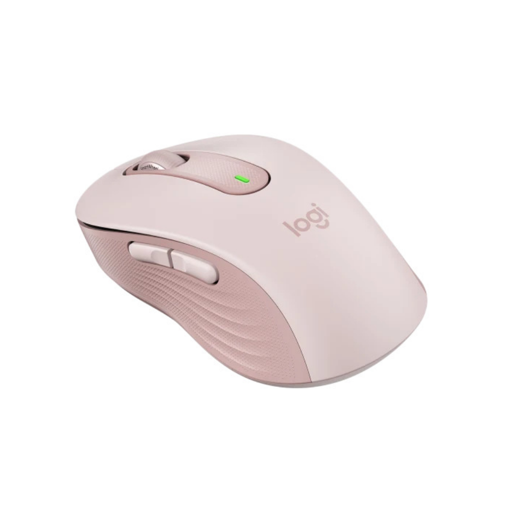 LOGITECH M650 สีชมพู SIGNATURE WIRELESS MOUSE เม้าส์ไร้สายเสียงคลิกเบา