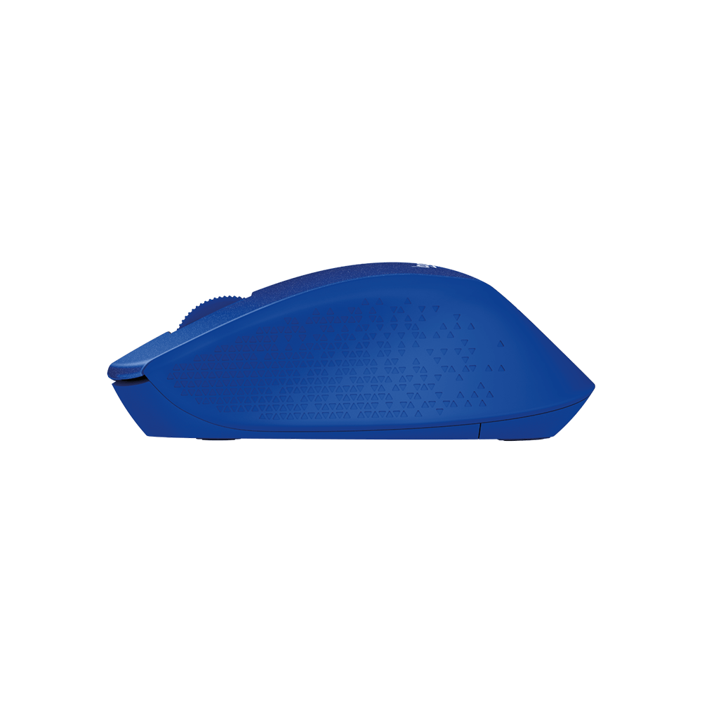 LOGITECH M331 เม้าส์ไร้สายไร้เสียง BLUE WIRELESS SILENT PLUS CORDLESS MOUSE เม้าส์ไร้สายไร้