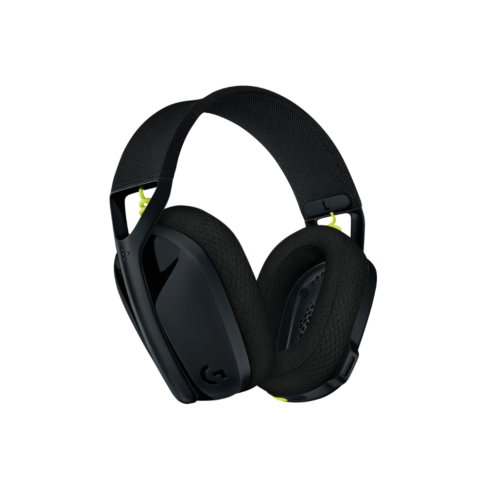 LOGITECH G435 LIGHTSPEED WIRELESS GAMING HEADSET (BLACK AND NEON YELLOW)