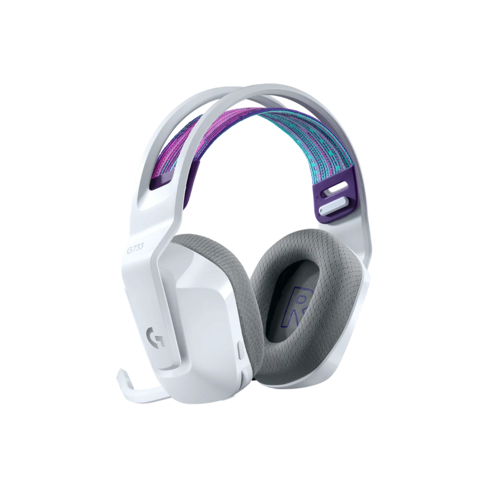 LOGITECH G733 LIGHTSPEED WIRELESS RGB GAMING HEADSET (WHITE)