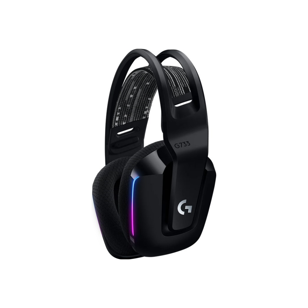 LOGITECH G733 LIGHTSPEED WIRELESS RGB GAMING HEADSET (BLACK)