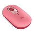 LOGITECH POP MOUSE สีแดง HEARTBREAKER WIRELESS MOUSE พร้อมอิโมจิปรับแต่งได้