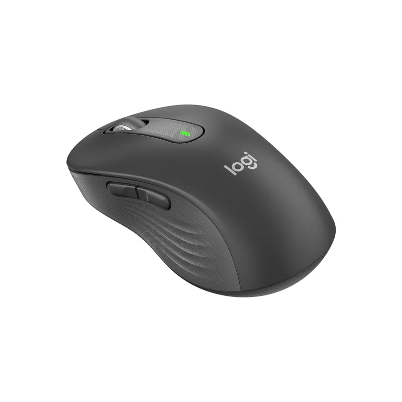 LOGITECH M650 สีดำ SIGNATURE WIRELESS MOUSE เม้าส์ไร้สายเสียงคลิกเบา