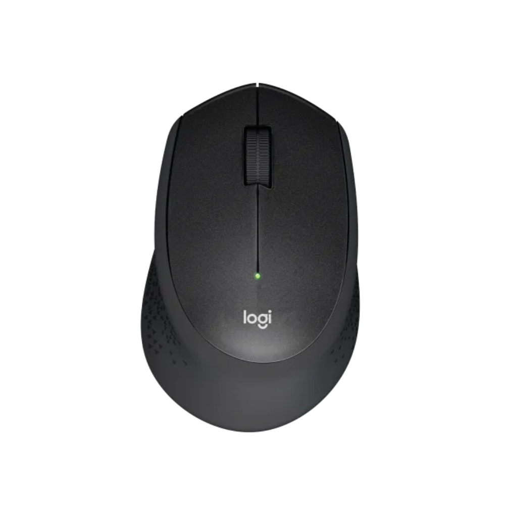 LOGITECH M331 เม้าส์ไร้สายไร้เสียง BLACK WIRELESS SILENT PLUS CORDLESS MOUSE