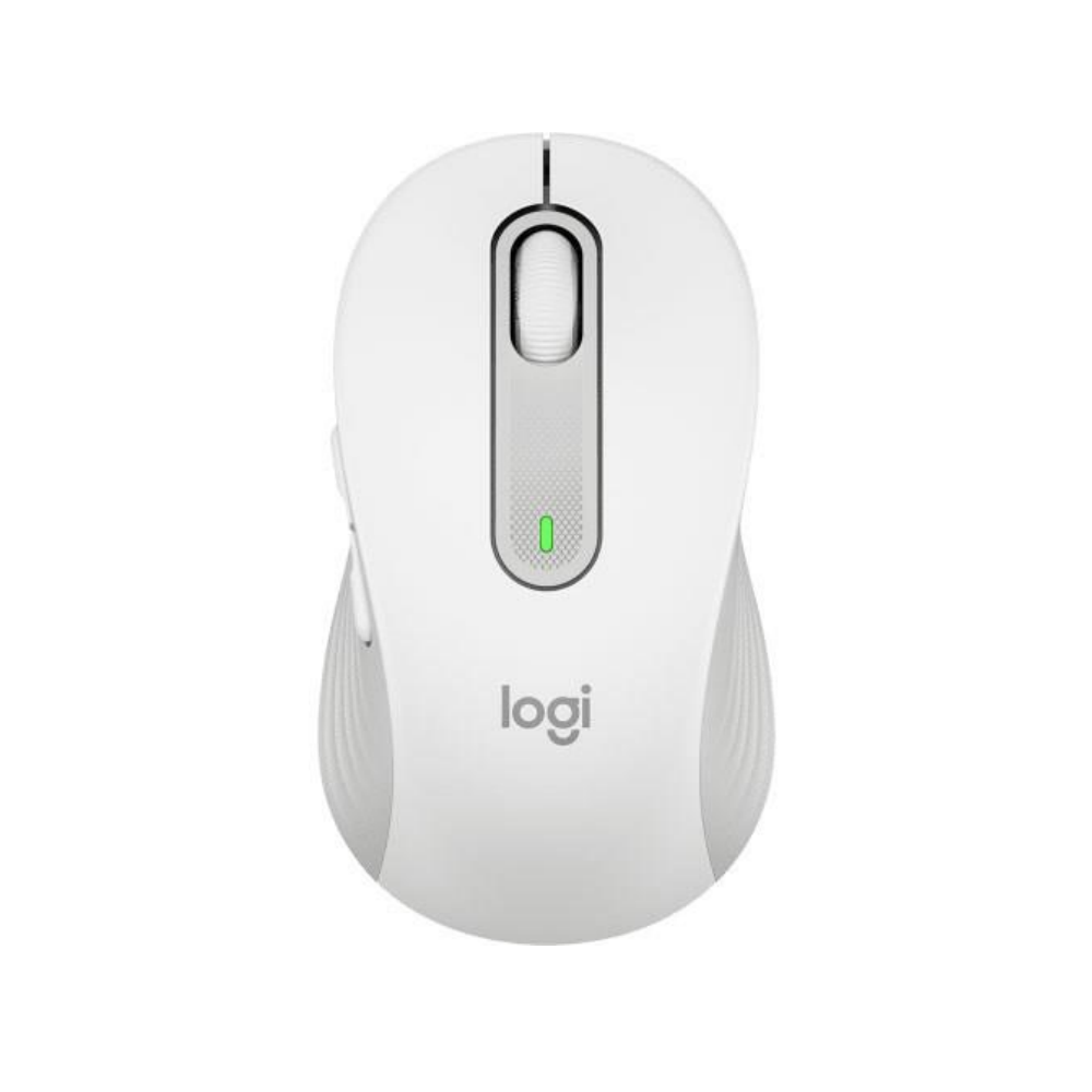 LOGITECH M650 สีขาว SIGNATURE WIRELESS MOUSE เม้าส์ไร้สายเสียงคลิกเบา