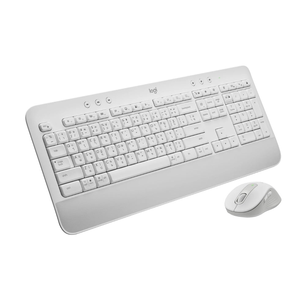 ชุดเม้าส์คีย์บอร์ด LOGITECH MK650 Signature Wireless Combo For Business(Off-White)