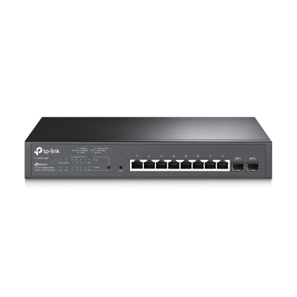 TP-Link TL-SG2210MP JetStream 10-Port Gigabit Smart Switch with 8-Port PoE