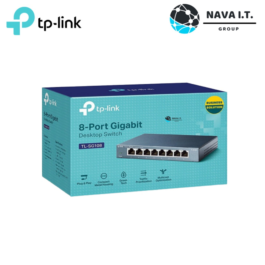 TP-LINK SWITCH HUB (สวิตซ์ฮับ)TL-SG105 5 PORTS TL-SG108 8 PORTS GIGABIT PORT