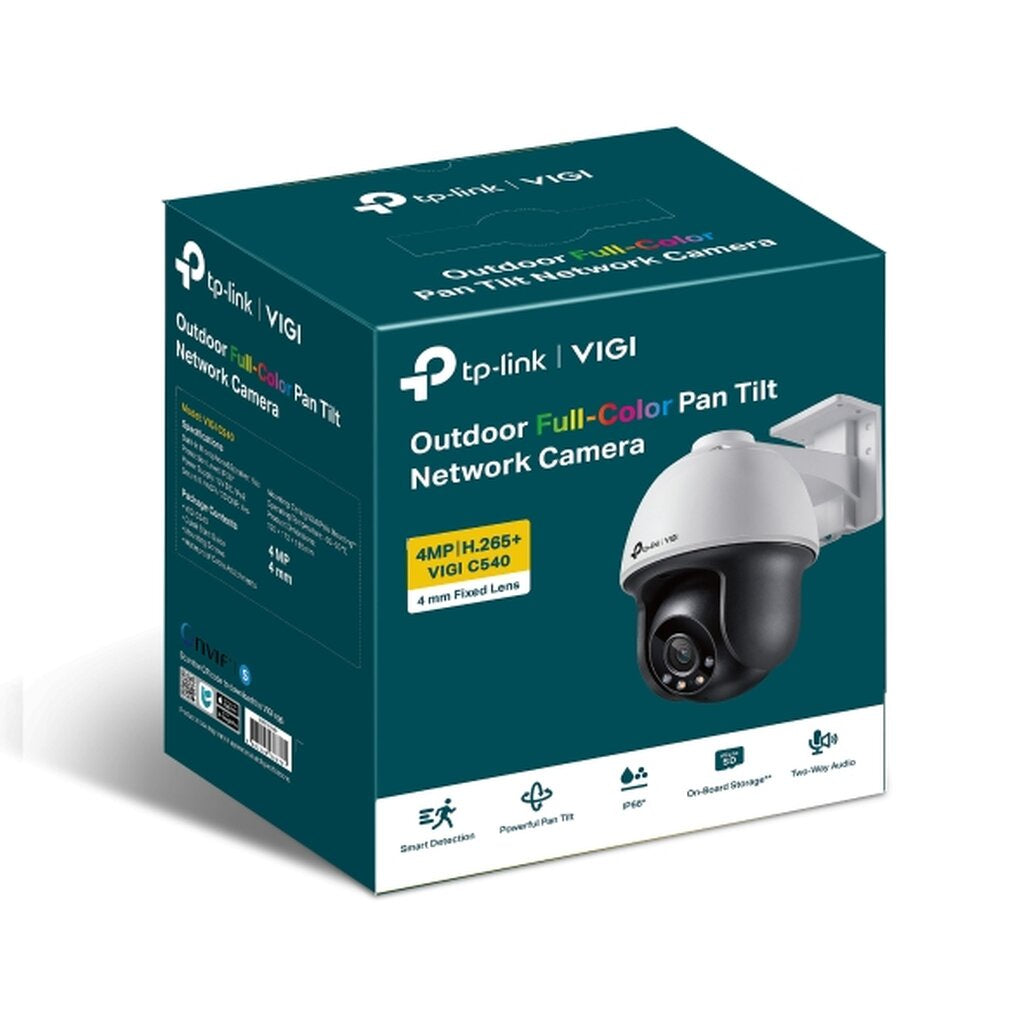 TP-LINK VIGI C540 4MP Outdoor Full-Color Pan Tilt Network Camera กล้องวงจรปิดภายนอก