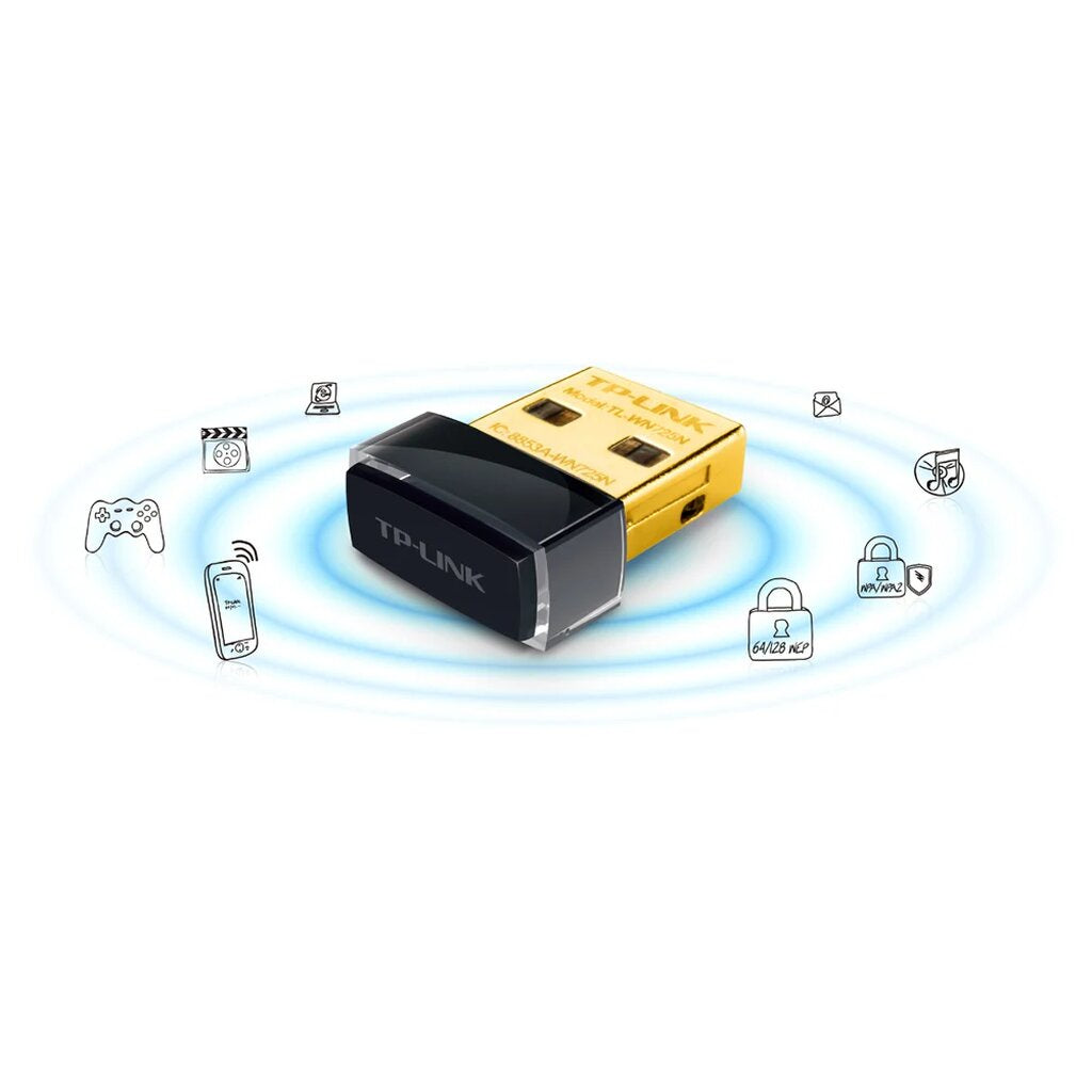 150Mbps TP-LINK Wireless N Nano USB Adapter TL-WN725N