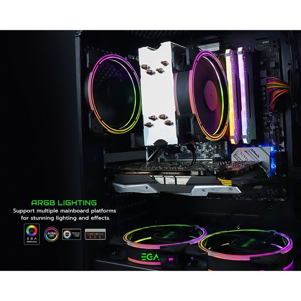 EGA TYPE F3 CASE FAN RGB