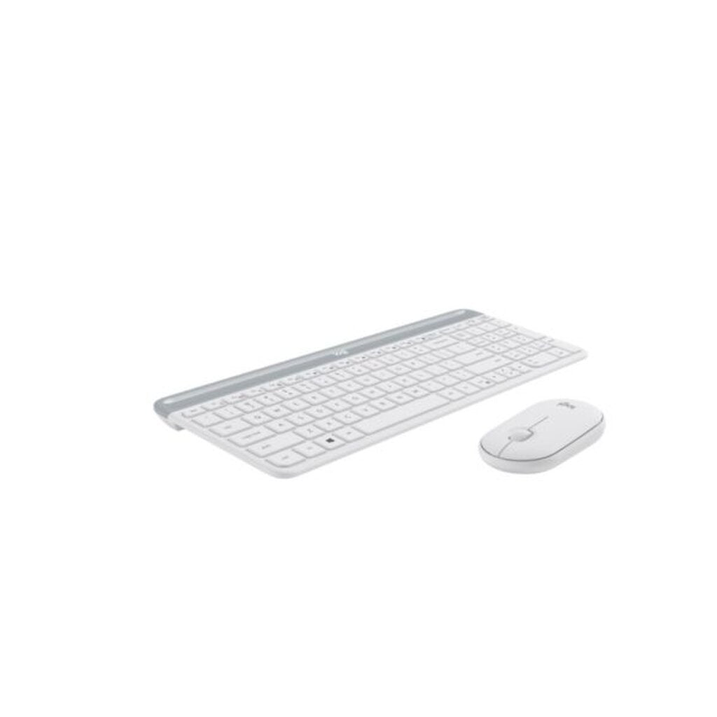 LOGITECH MK470 WHITE SLIM WIRELESS COMBO