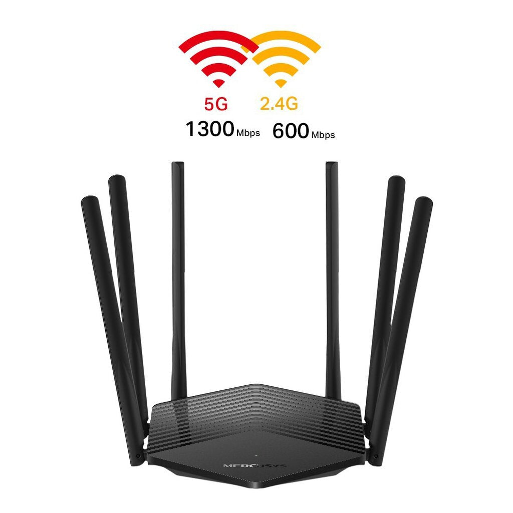 MERCUSYS MR50G AC1900 WIRELESS DUAL BAND 6 เสาสัญญาณประสิทธิภาพสูง ประกัน 1ปี