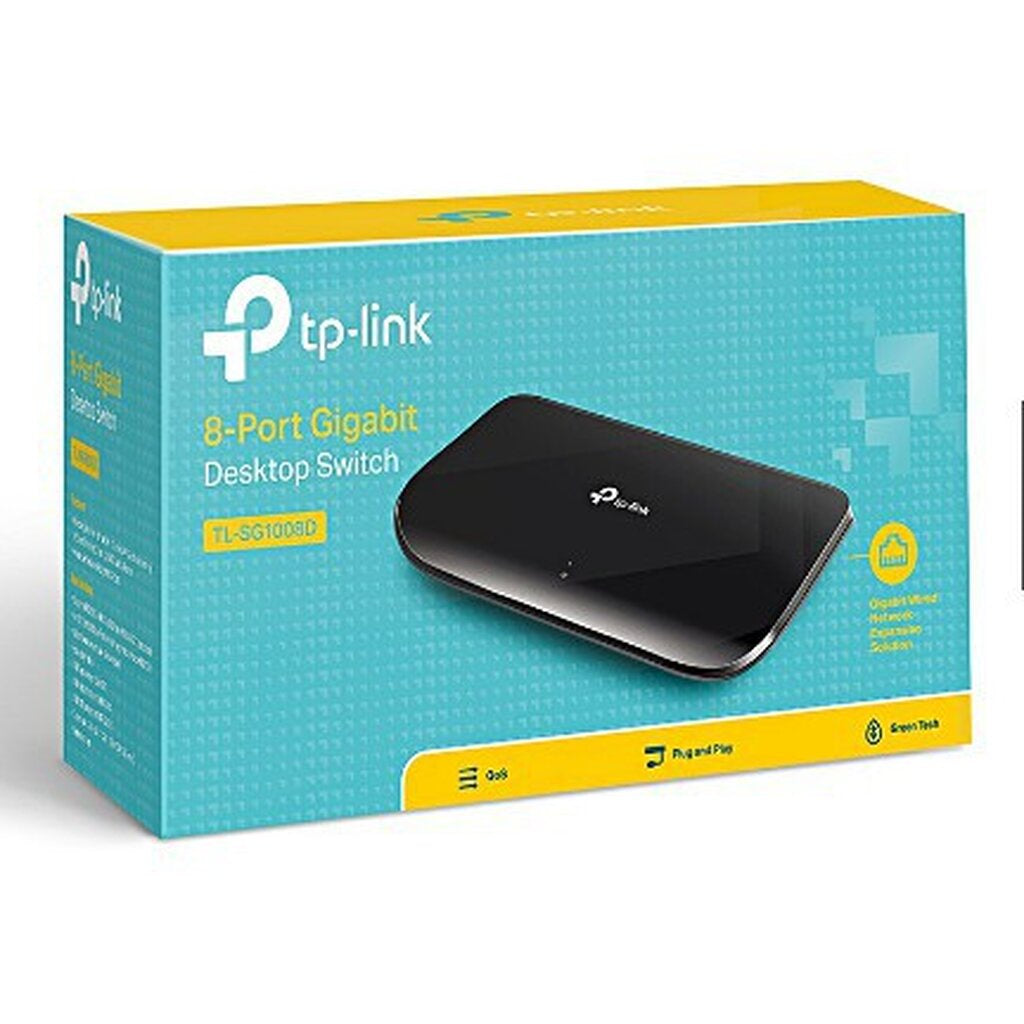 TP-LINK TL-SG1008D SWITCH HUB (สวิตซ์ฮับ) 8 PORTS GIGABIT PORT