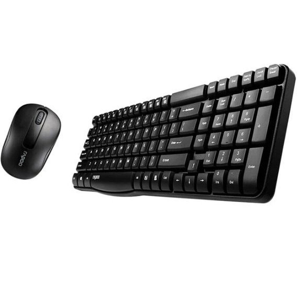 RAPOO X1800S KEYBOARD & MOUSE COMBO SET WIRELESS OPTICAL 2.4GHZ : ไทย / ENG