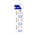 TOSHINO ET-913 ปลั๊กไฟ ปลั๊กพ่วง 3 ช่อง สายไฟยาว 3 เมตร