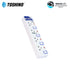 TOSHINO ET-914 5M ปลั๊กไฟ ปลั๊กพ่วง 4 ช่องสายไฟยาว 5 เมตร WARRANTY 3 YEAR