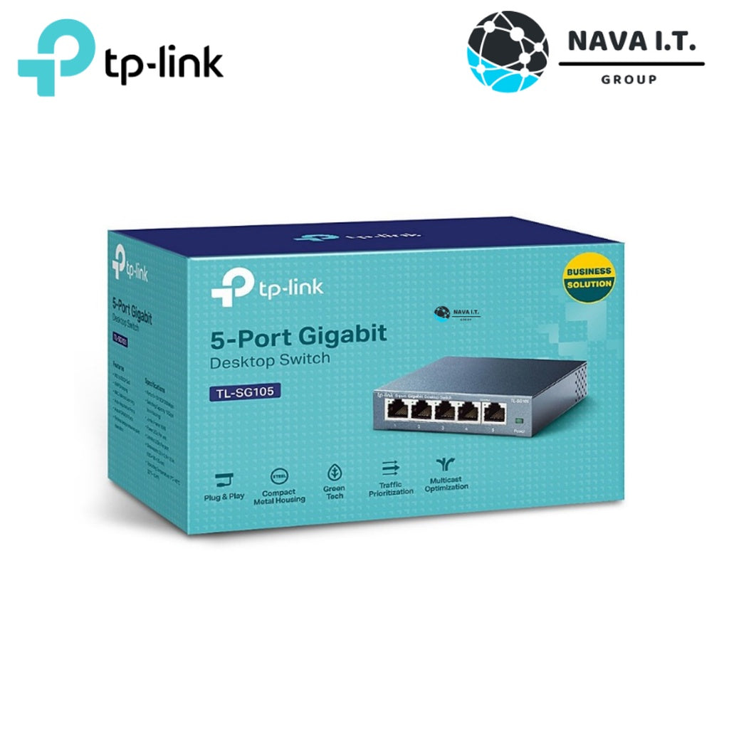 TP-LINK SWITCH HUB (สวิตซ์ฮับ)TL-SG105 5 PORTS TL-SG108 8 PORTS GIGABIT PORT