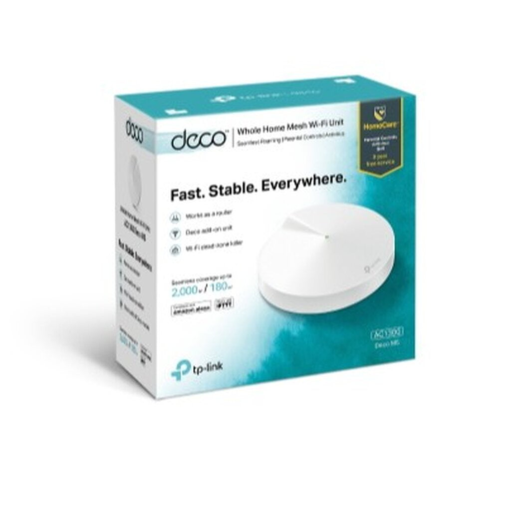 TP-LINK DECO M5 PACK 1 WHOLE HOME (โฮลโฮม) MESH WI-FI AC1300 1กล่องมี1ชิ้นWARRANTY LIFETIME